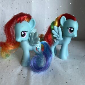 My Little Pony rainbow dash set of 2